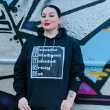BITCH Hoodie ( Black)