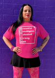 Pink BITCH T-Shirt ( with Pink )